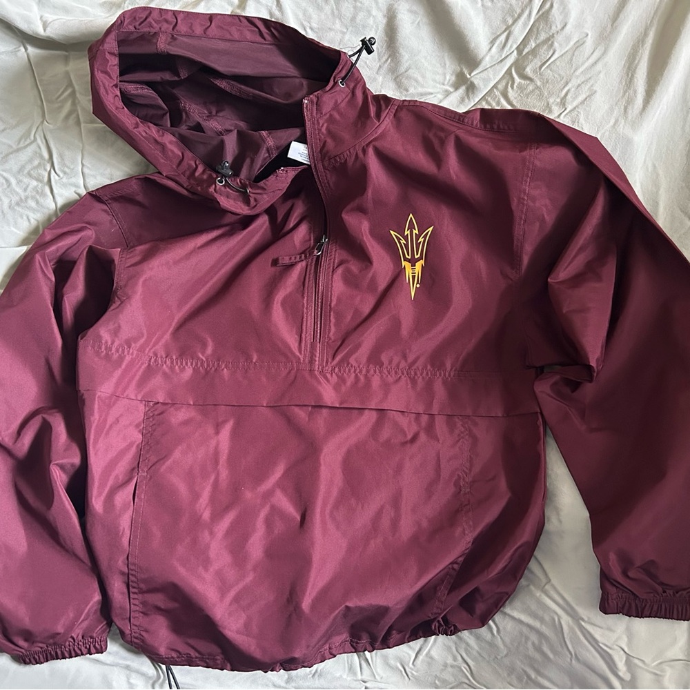 ASU Champion Burgundy Athletic Jacket
